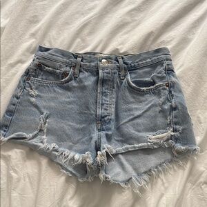 Agolde size 27 Parker Jean shorts in swampmeet